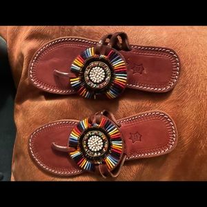 Beautiful african leather sandals